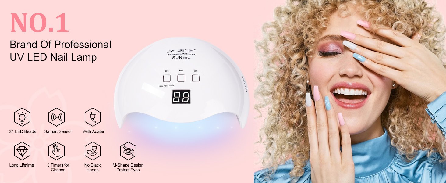 Lámpara LED UV para uñas de gel 40 W